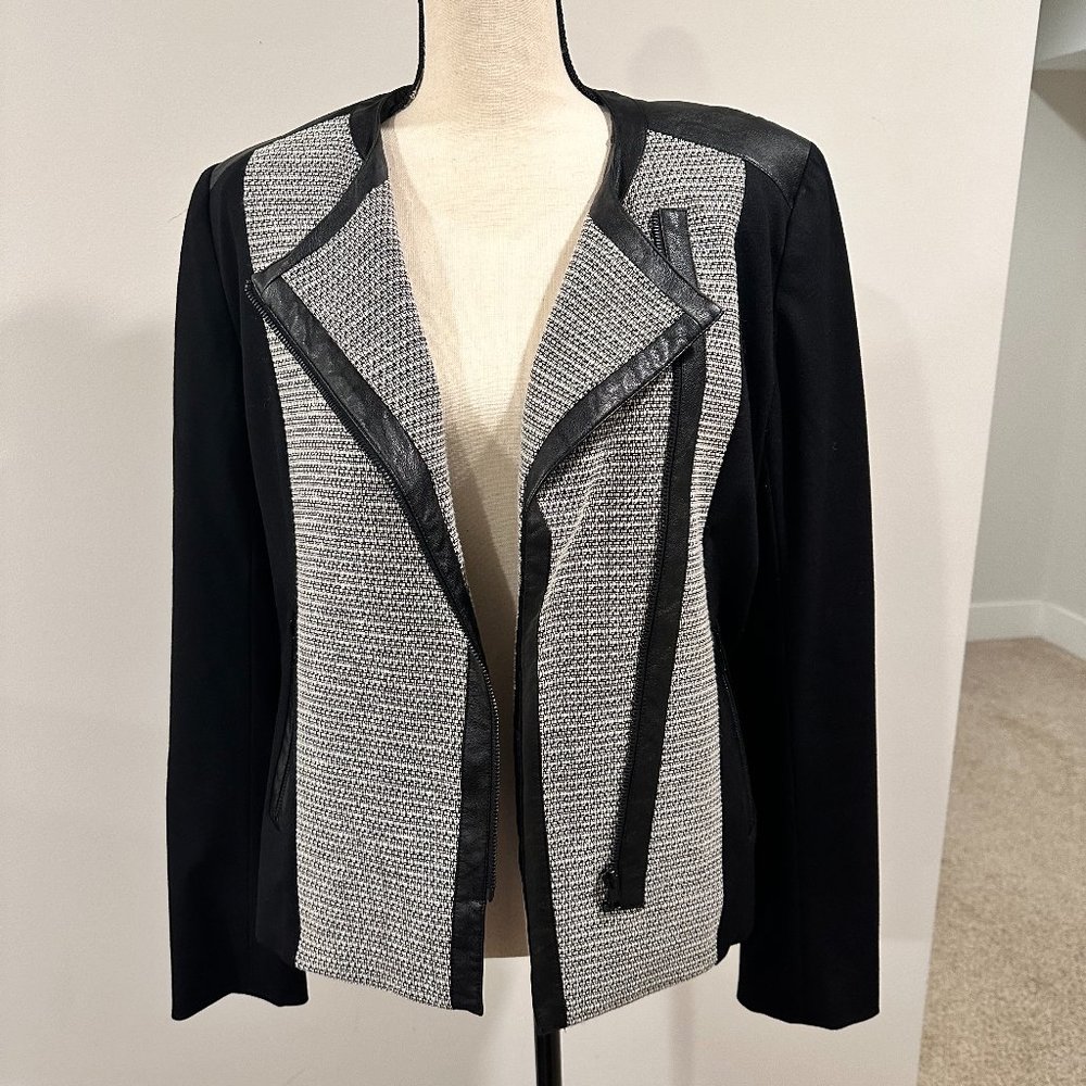 NYDJ Black and Gray Blazer